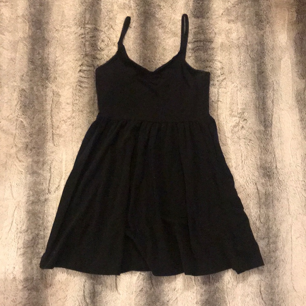 Black Fit + Flare Dress